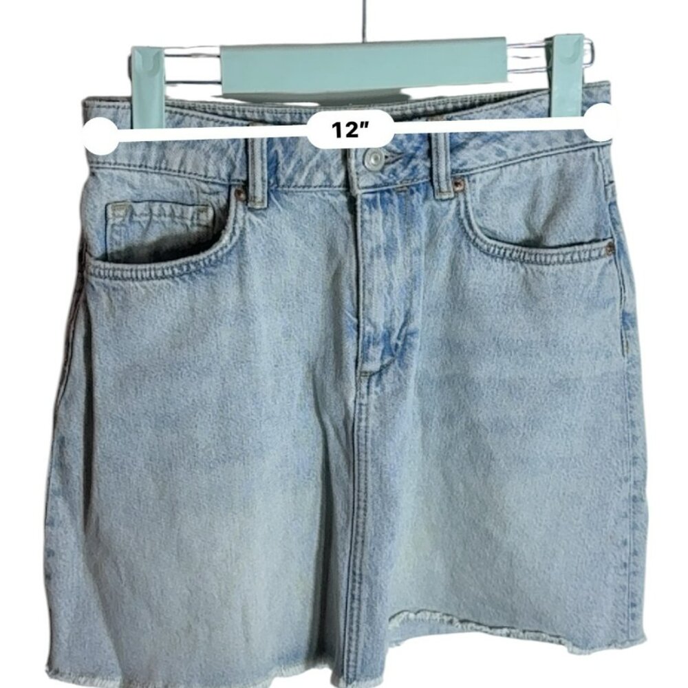 All Saints Denim Mini Skirt, NWT, US 4 - Picture 6 of 7